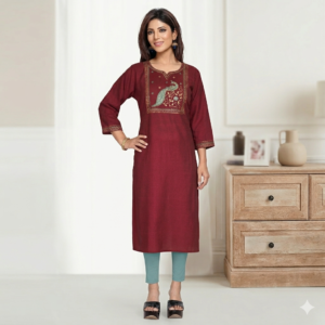 Side open top Side open top deep shade of reddish purple